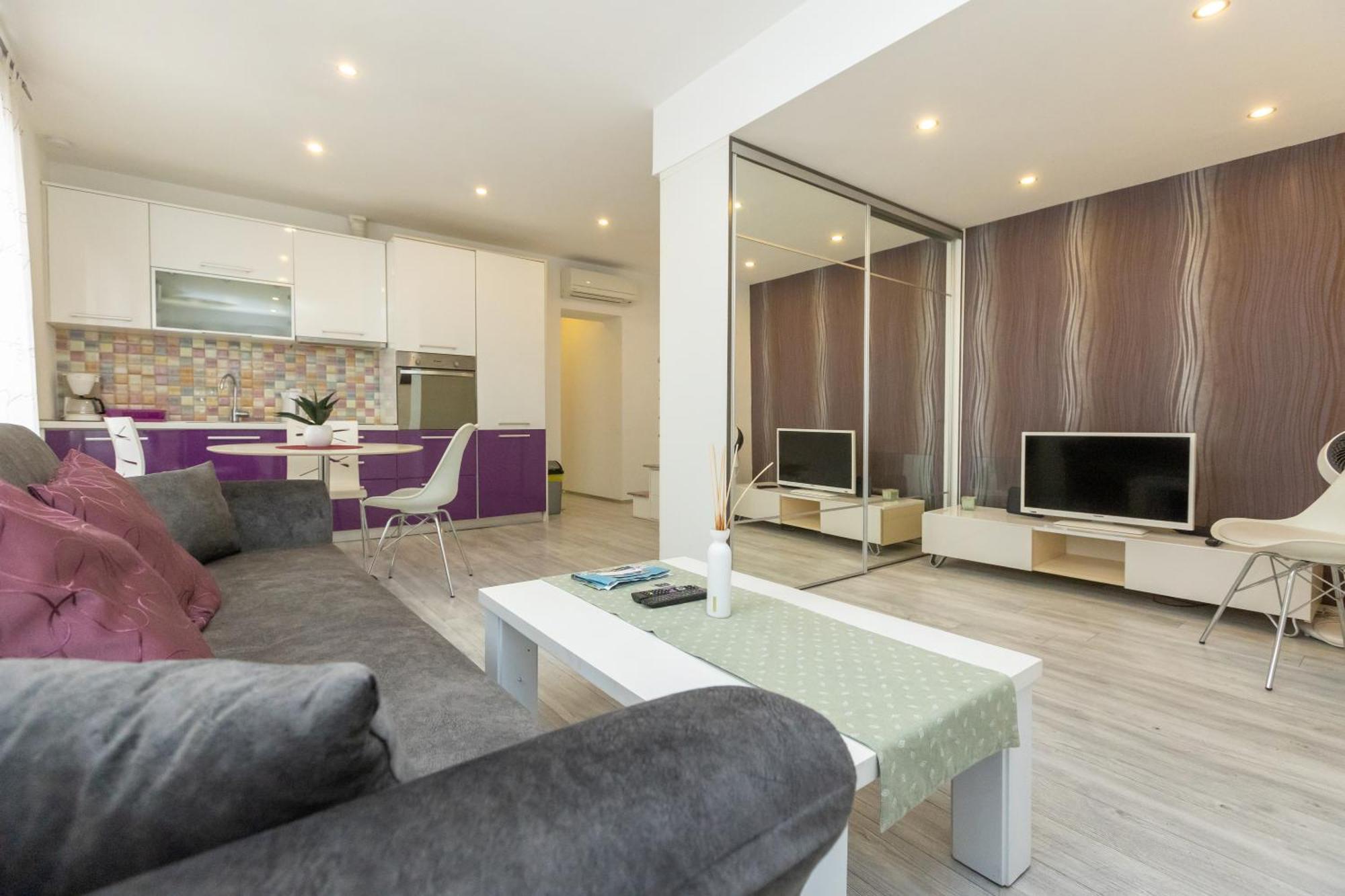 Alpha Loft 1Br Apartment In Center Zadar Bagian luar foto